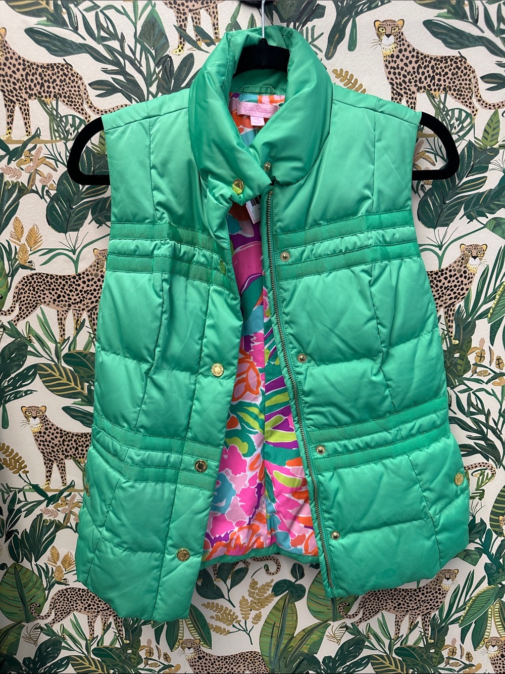 Lilly Pulitzer puffer vest XS